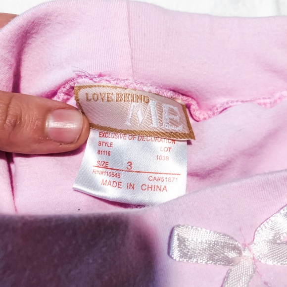 Love Being Me Girls Pink Tutu Shorts SZ 3 - Picture 5 of 6